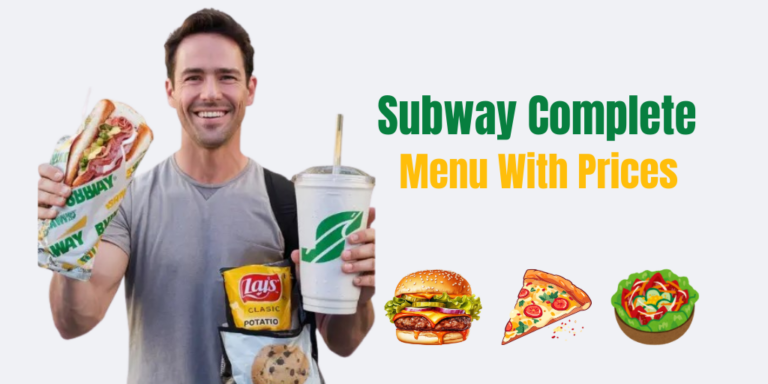 Subway Menu With Prices [2025] – Full Subway Price List