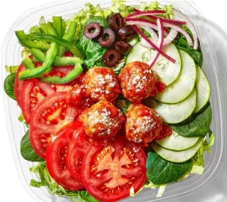 Salads Meatball Marinara
