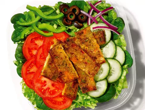 Subway Veggie Patty Salad 1 # Subway Veggie Patty Salad