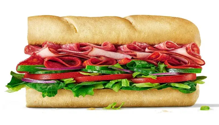 Canada 3 subway Italian bmt sandwich