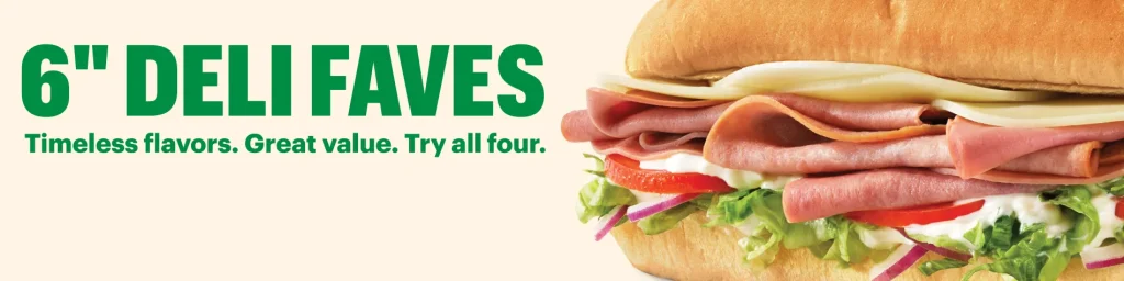 Subway deli faves
